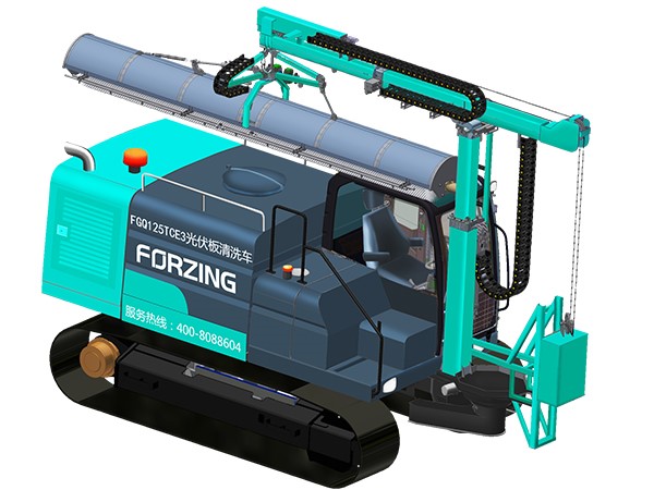 FGX125TCE3光伏板洗掃車